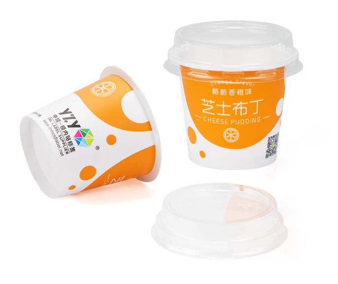 PP Material Food Grade Plastic Yogurt Box Pudding Box