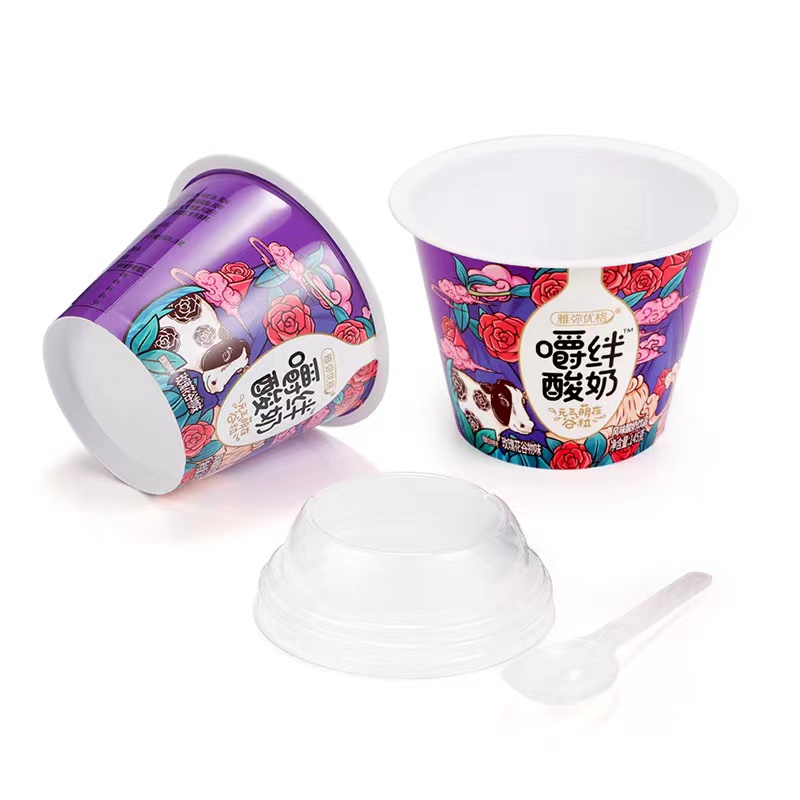 PP Material Food Grade Plastic Yogurt Box Pudding Box