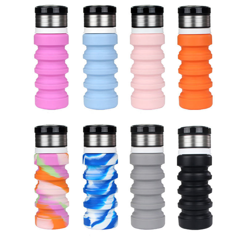 Silicone folding cup