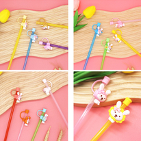 12 sign hooded straw